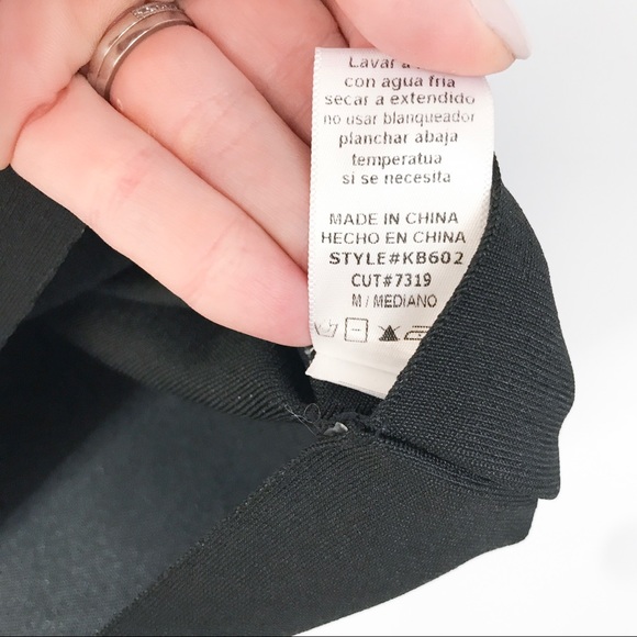 Chelsea Black Bodycon Pencil Skirt - Picture 5 of 5